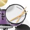 Gammon 3-Piece Junior Drum Set with Throne, Complete Beginner Kit with Bass Drum, Toms, Cymbal, Pedal, and Drumsticks